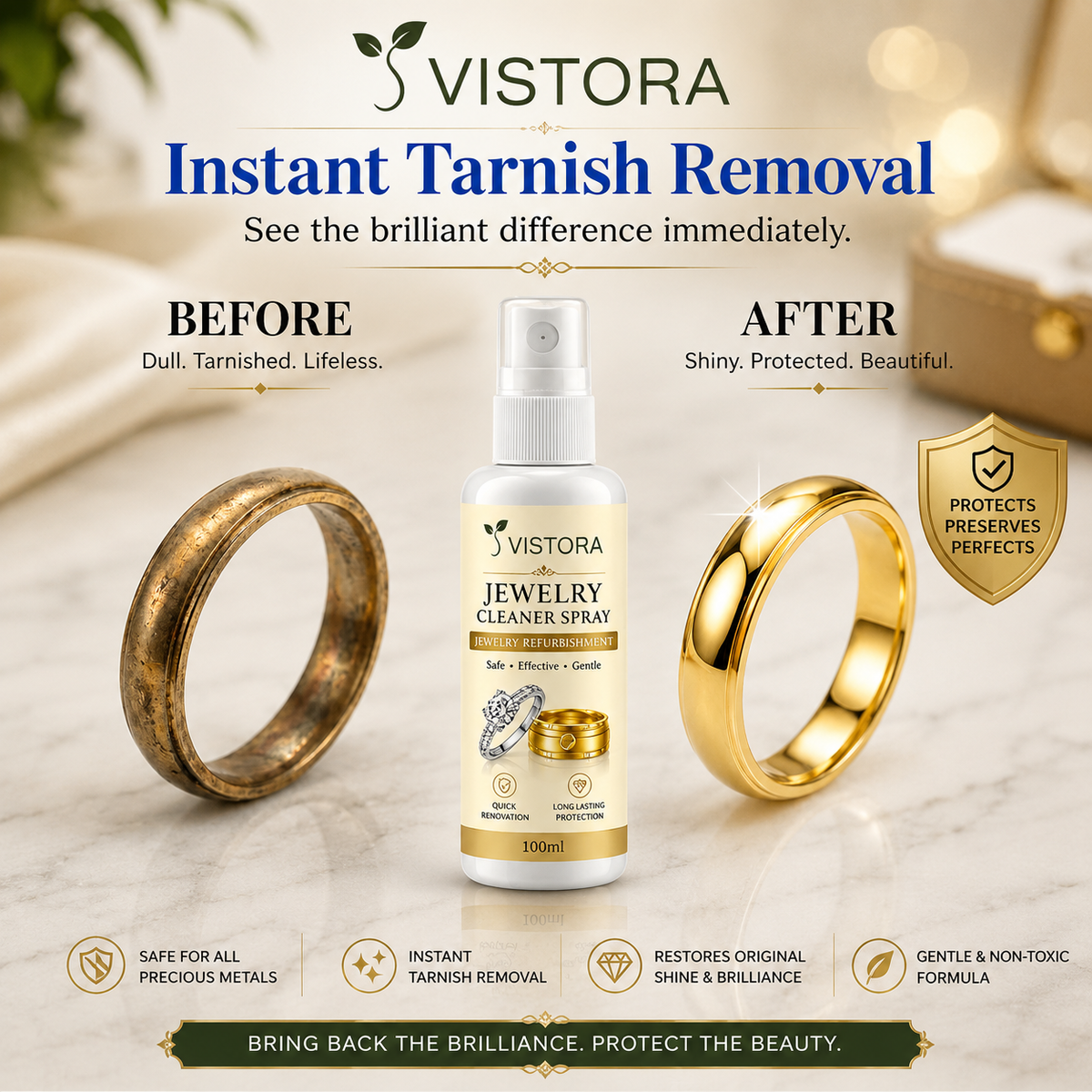 🔥HOT SALE 50% OFF 💍 Anti-Oxidation Jewelry Cleaner Spray 💎 Buy 1 Get 1 Free 💎