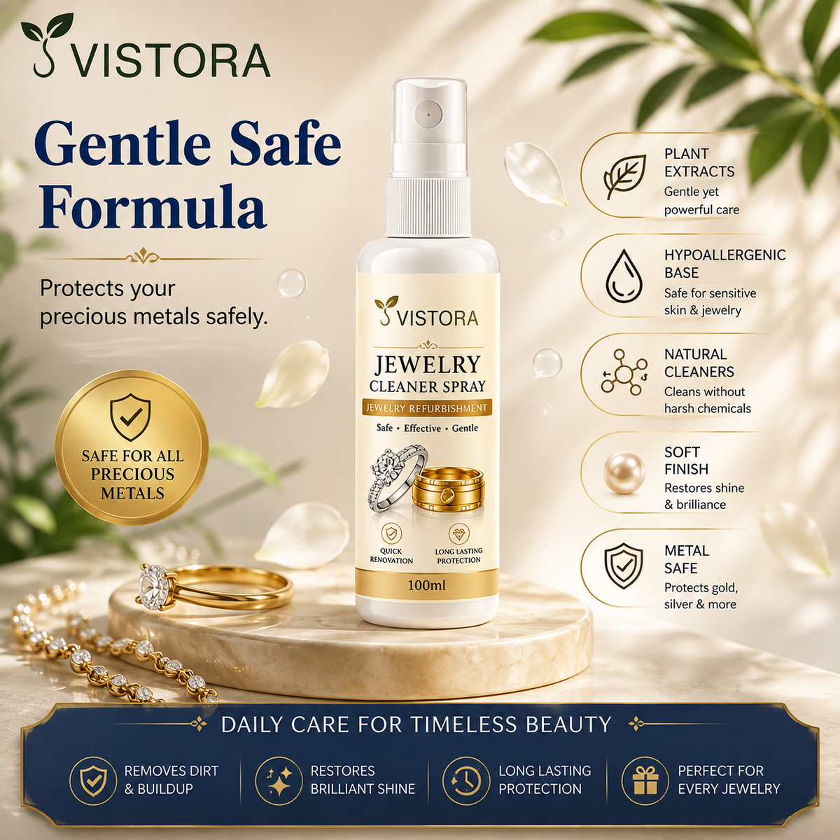 🔥HOT SALE 50% OFF 💍 Anti-Oxidation Jewelry Cleaner Spray 💎 Buy 1 Get 1 Free 💎