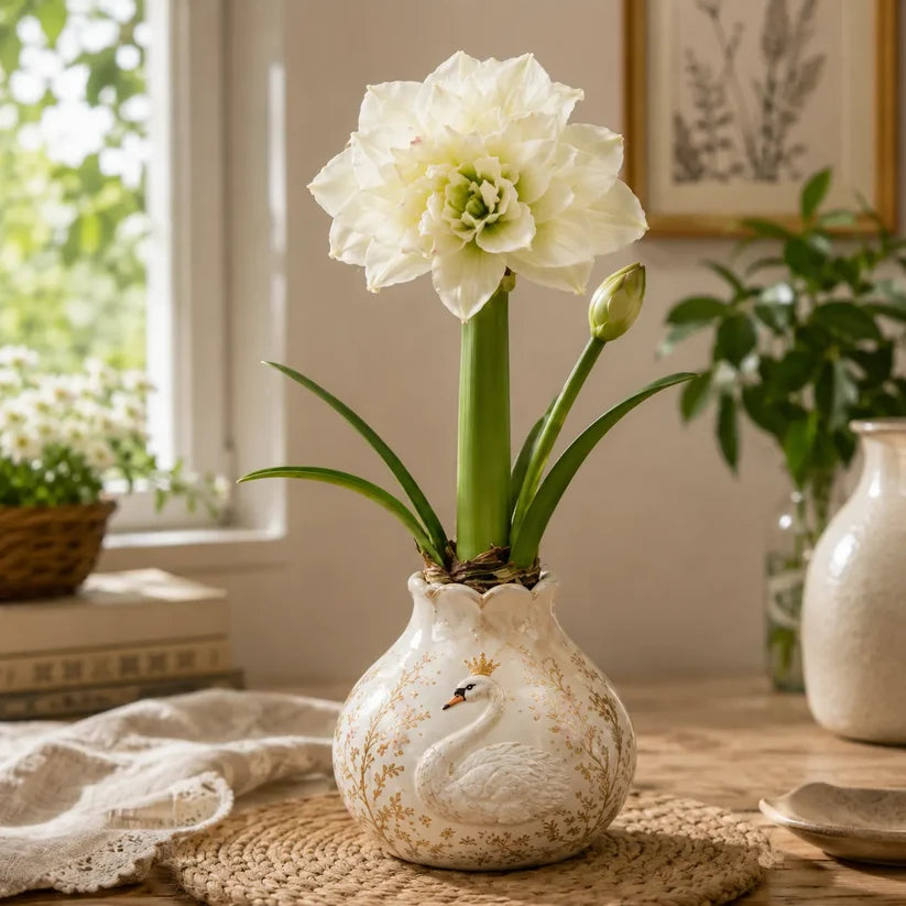 🔥 No Soil! No Water! Just Blooms! 🌺 Watch These Waxed Amaryllis Bulbs Come to Life!🌺 Buy 3 Get 3 Free Bulbs🌺