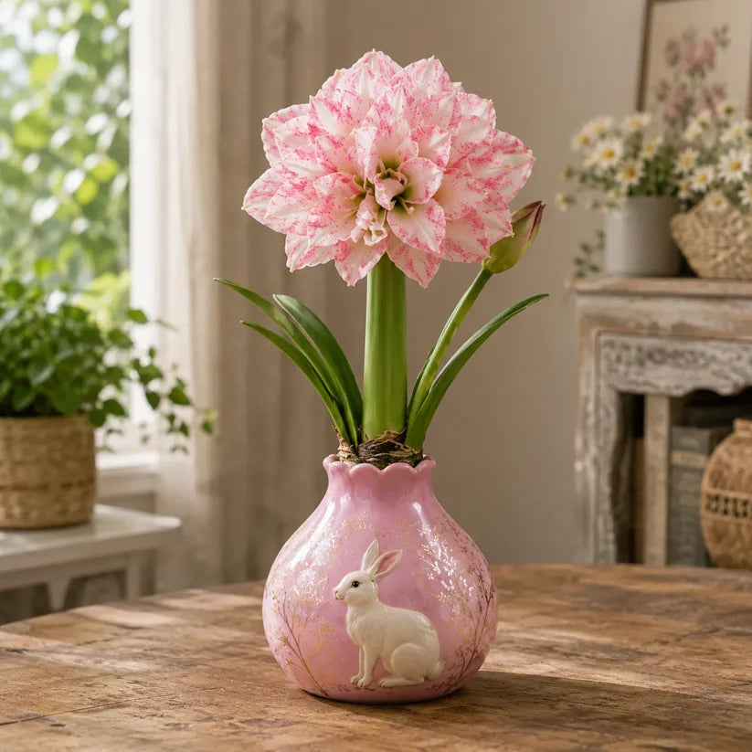 🔥 No Soil! No Water! Just Blooms! 🌺 Watch These Waxed Amaryllis Bulbs Come to Life!🌺 Buy 3 Get 3 Free Bulbs🌺