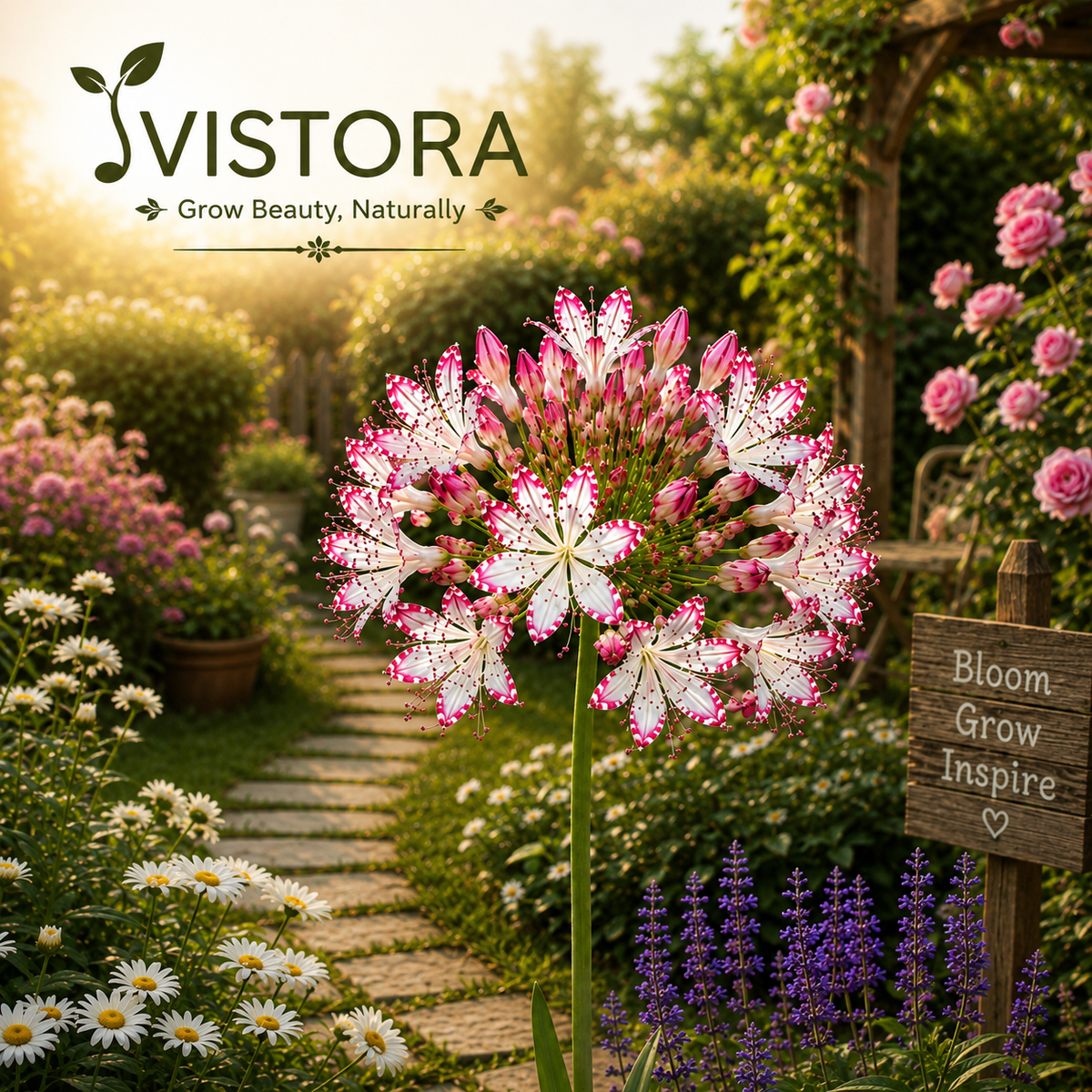 🏠🌸 Celestial Lace Agapanthus Bulbs 🌿 Elegant Blooms, Easy to Grow 🌸Buy 6 Get 6 Free Bulbs🌸