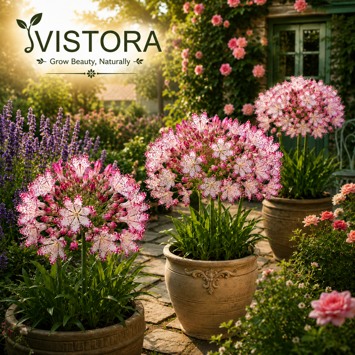 🏠🌸 Celestial Lace Agapanthus Bulbs 🌿 Elegant Blooms, Easy to Grow 🌸Buy 6 Get 6 Free Bulbs🌸
