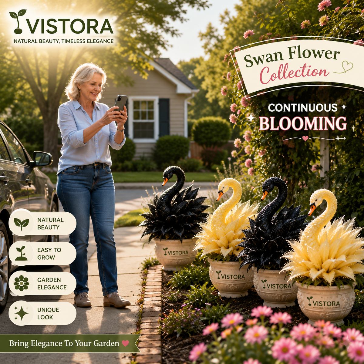 🦢SWAN FLOWER COLLECTION BULBS - TURN YOUR GARDEN INTO A LIVING SWAN PARADISE🌼Buy 6 Get 6 Free Bulbs🌼