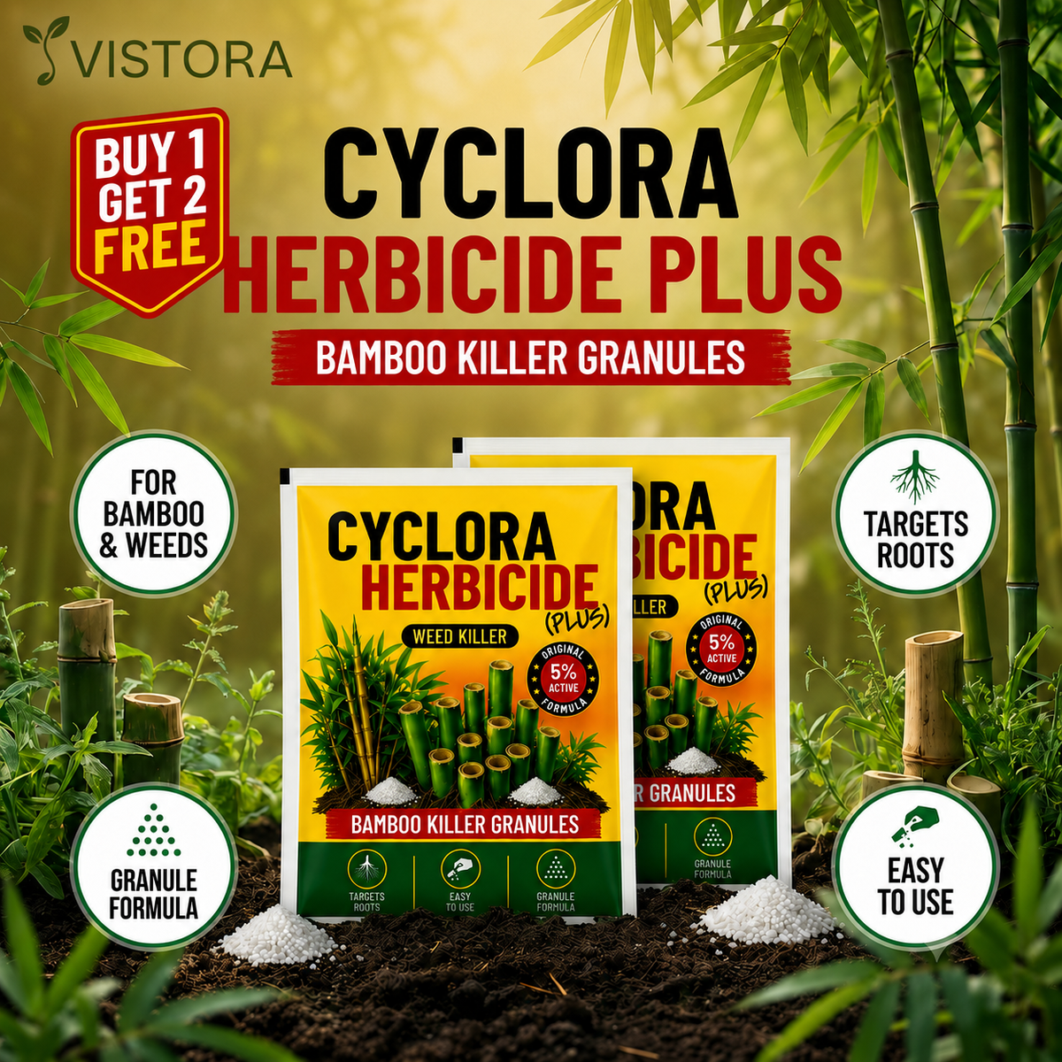 Cyclora Herbicide Granules | 🔥BUY 1 GET 2 FREE🔥