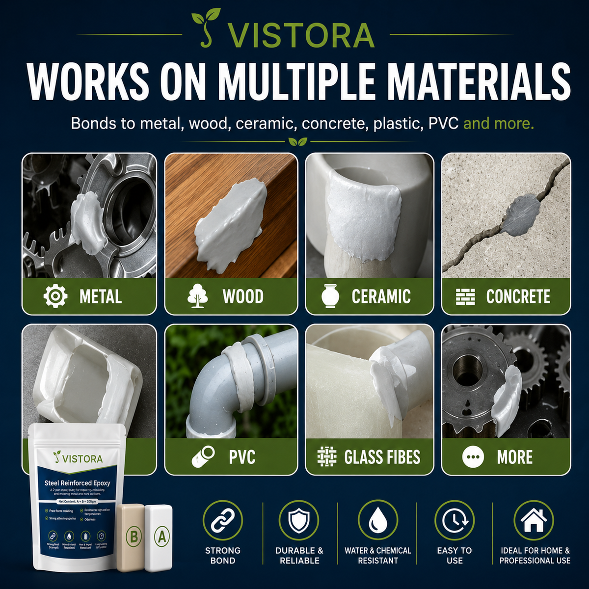 🔥GET 49% OFF NOW🔥 Waterproof Heat-Resistant Epoxy Putty Repair Kit🛠️ BUY 1 GET 1 FREE! ✨
