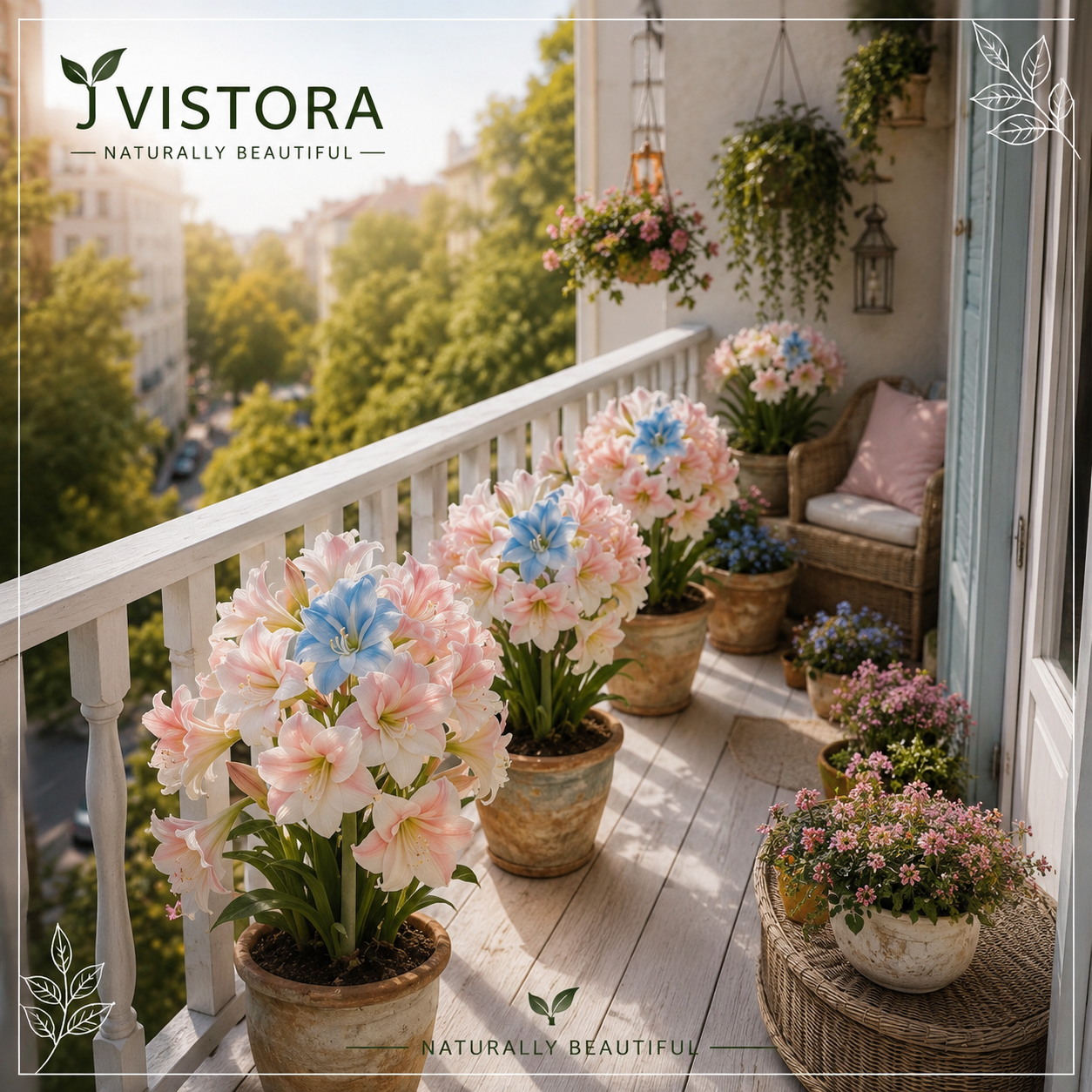 🌼Double-Petaled Perfume Amaryllis Bulbs🌿✨🌺 Buy 6 Get 6 Free Bulbs🌺