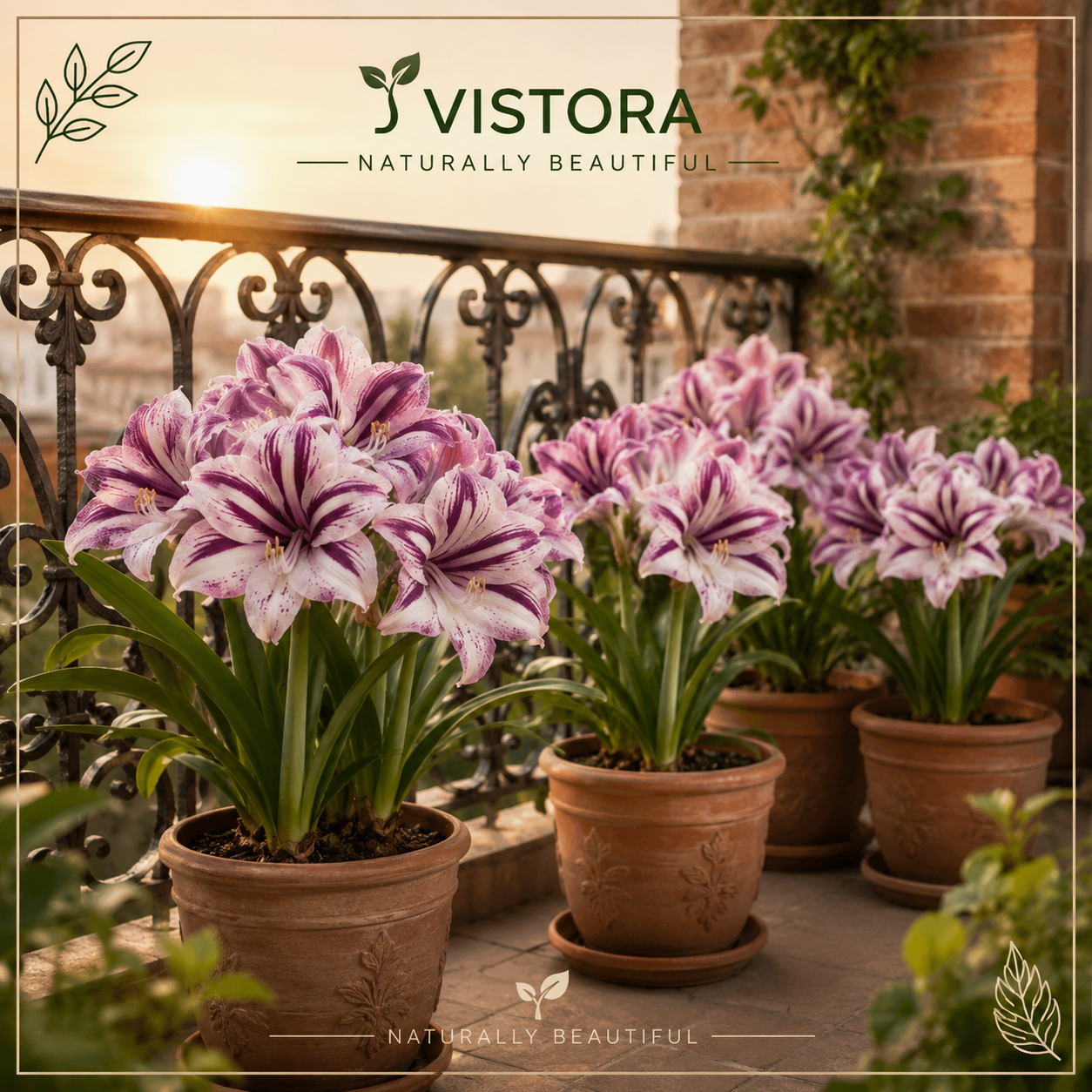 🌼Double-Petaled Perfume Amaryllis Bulbs🌿✨🌺 Buy 6 Get 6 Free Bulbs🌺