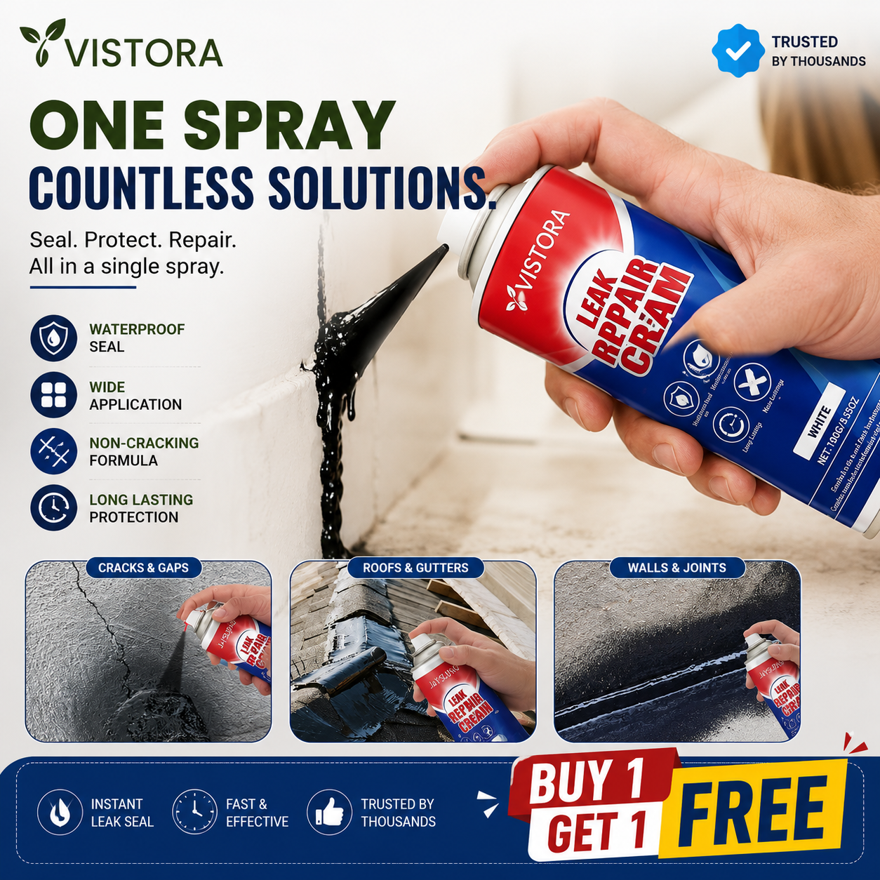 ⏰Limited Sale 49% OFF 🌿💧Heavy-Duty Leak Repair Waterproof Sealant Spray 💧Buy 1 Get 1 free💧