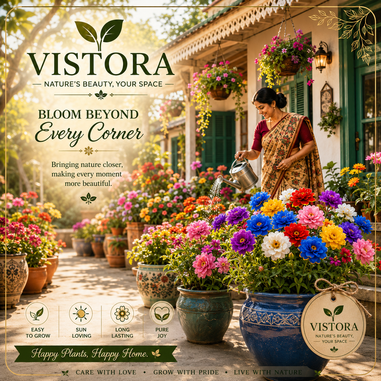 🌹【7 days germination】Last Day Up to 50% OFF💐Muti-Color Golden Lace Portulaca🌸 Buy 1 Get 1 Free 🌸