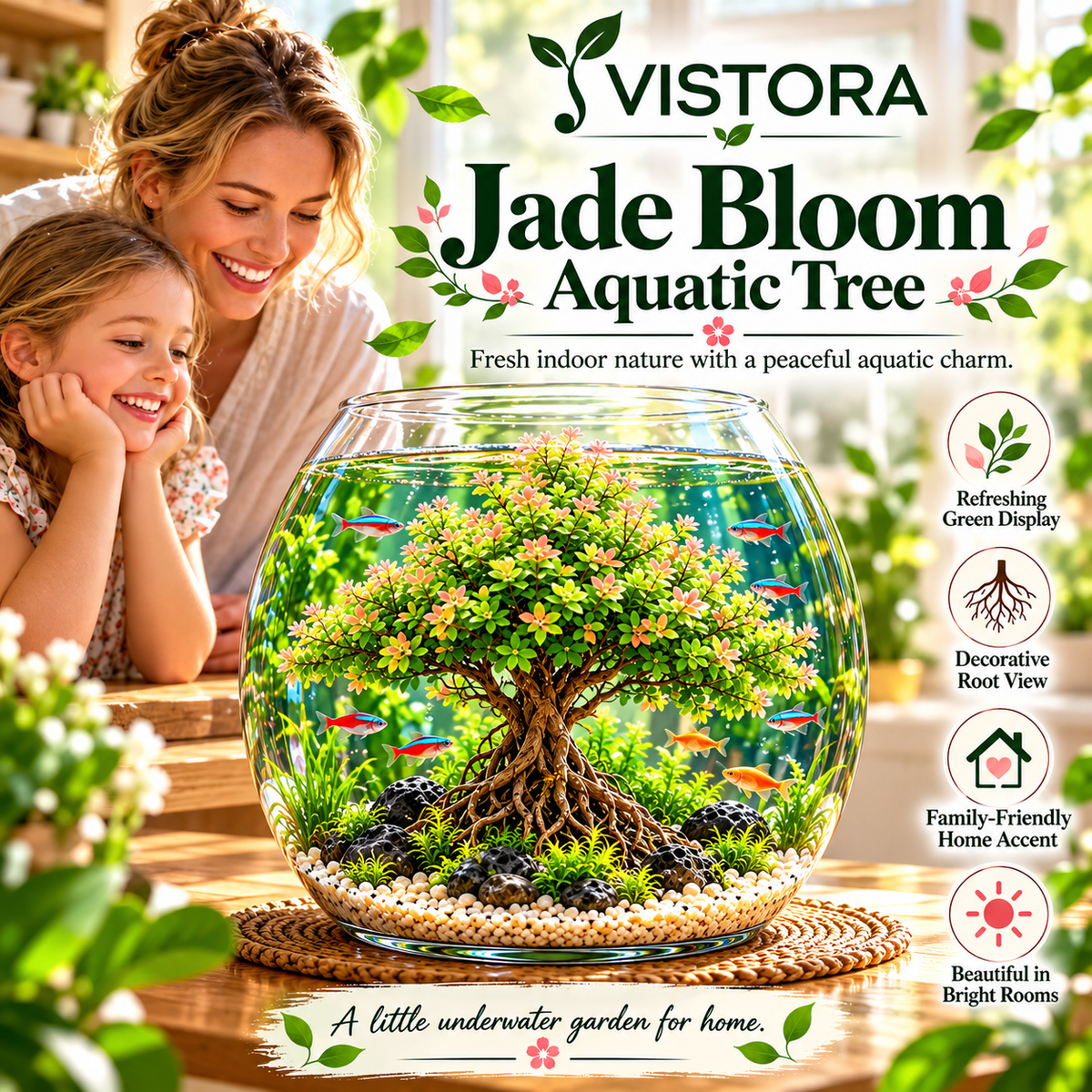 🔥 Crimson Sakura Aquatic Tree Bulbs – Grow a Fiery Underwater Mini Forest✨ Buy 4 Get 4 Free Bulbs ✨