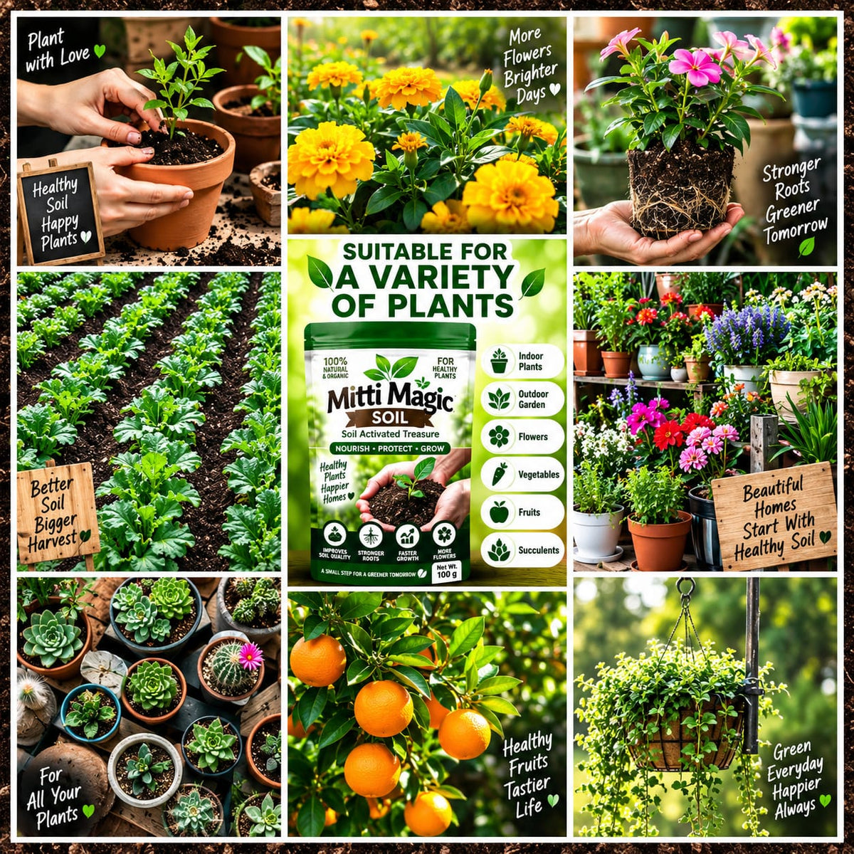 💥 HOT SALE 50% OFF 🌱 MITTI MAGIC SOIL 🌱 Mitti Se Growth Ka Magic🌱✨ Buy 2 Get 2 Free ✨